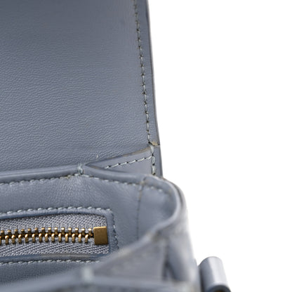 Celine Shiny Calfskin Teen Triomphe Pearl Blue 11 of 13
