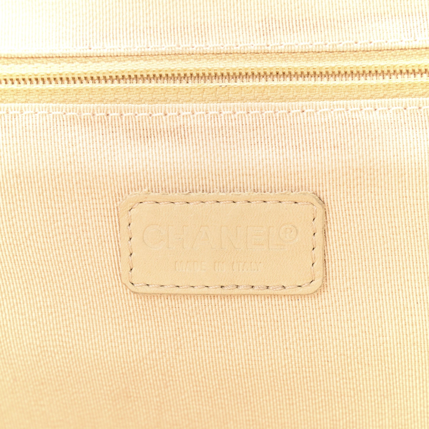 Chanel Glazed Calfskin Kisslock Frame Bag Beige 6 of 11