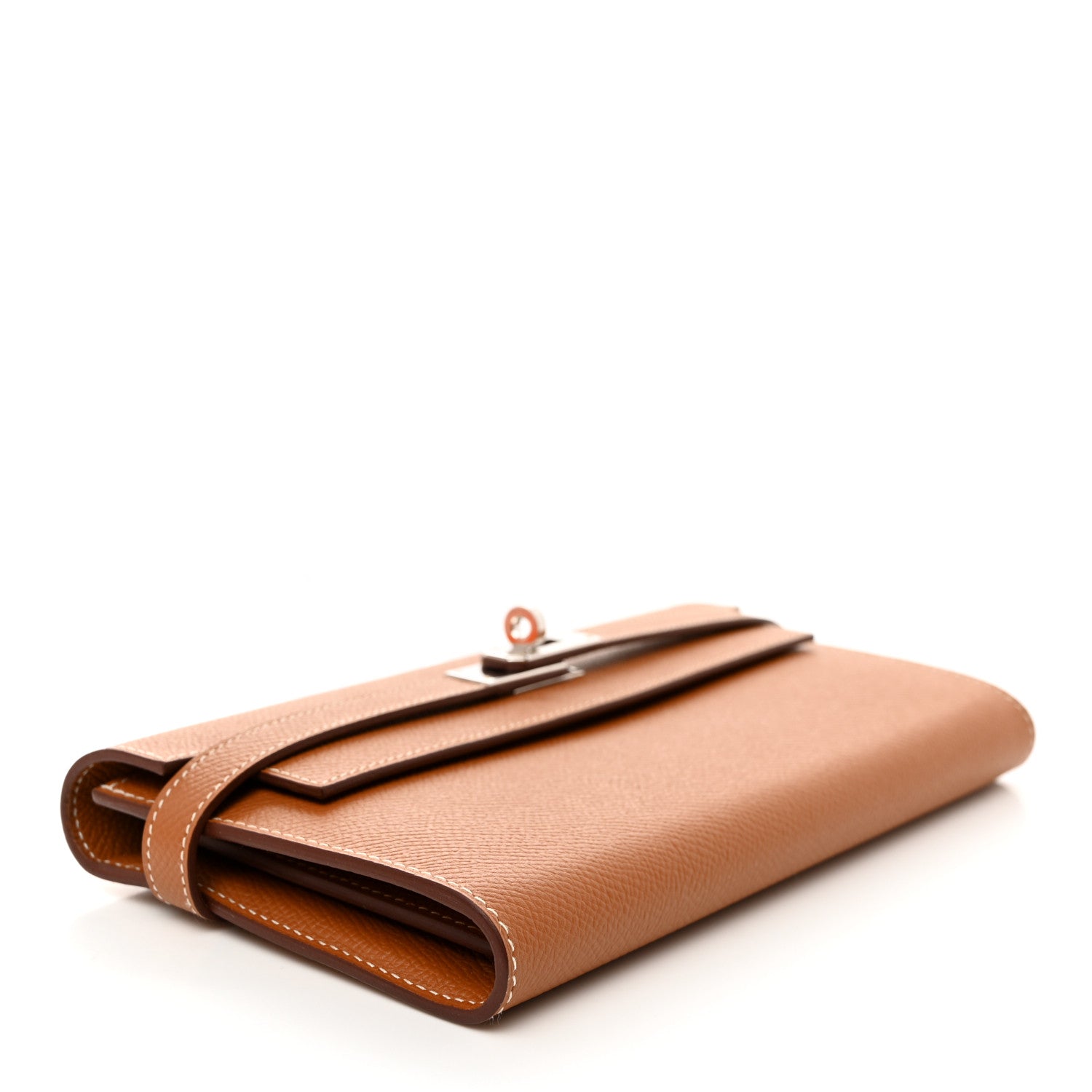 Hermes Epsom Kelly Longue Wallet Gold 4 of 8