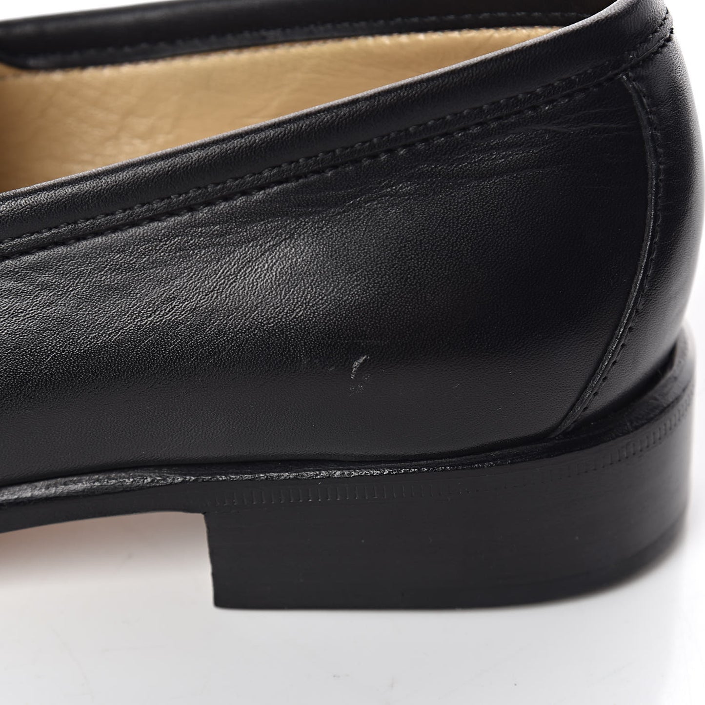 Calfskin Womens 1953 Horsebit Loafers 6 Black