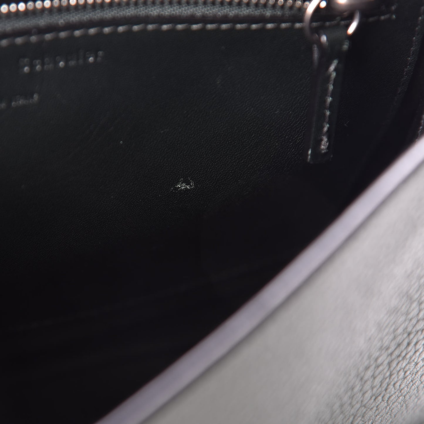 Ciclone Pebbled Calfskin Suede PS Elliot Clutch Dark Military