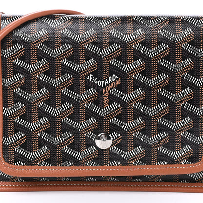 Goyard Goyardine Plumet Wallet Clutch Black Gold 8 of 10
