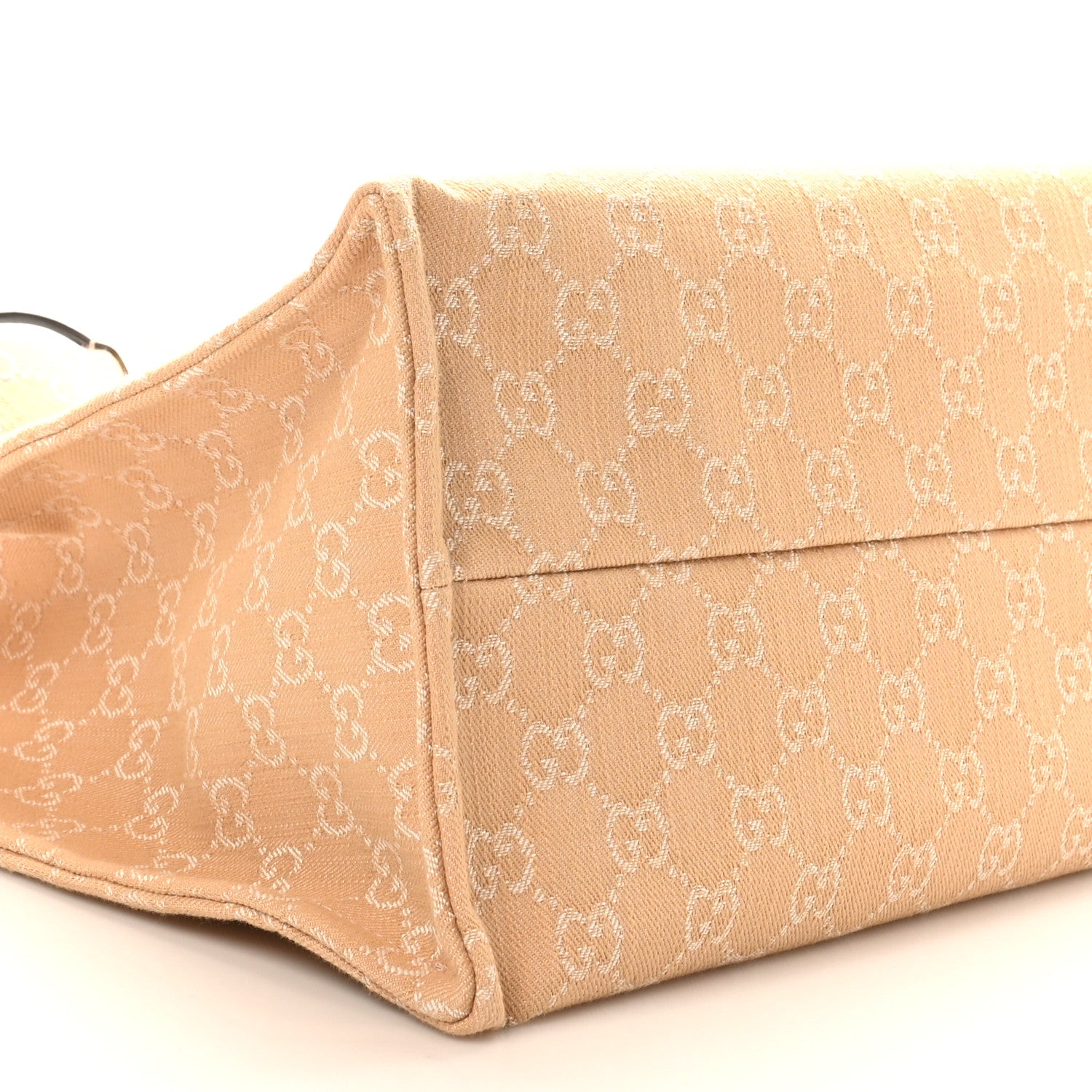 Gucci Denim Ophidia GG Monogram Large Tote Light Beige 10 of 12