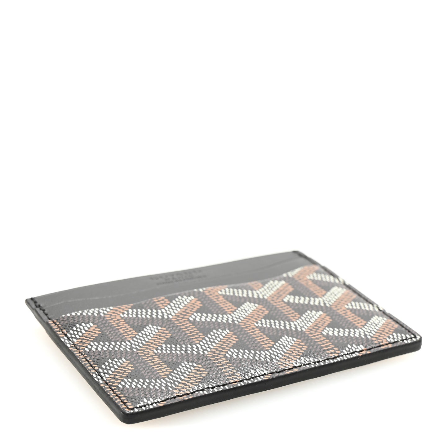 Goyardine Saint Sulpice Card Holder Black