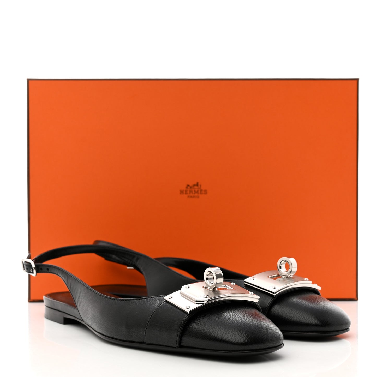 Goatskin Innocente Slingback Mules 39 Black