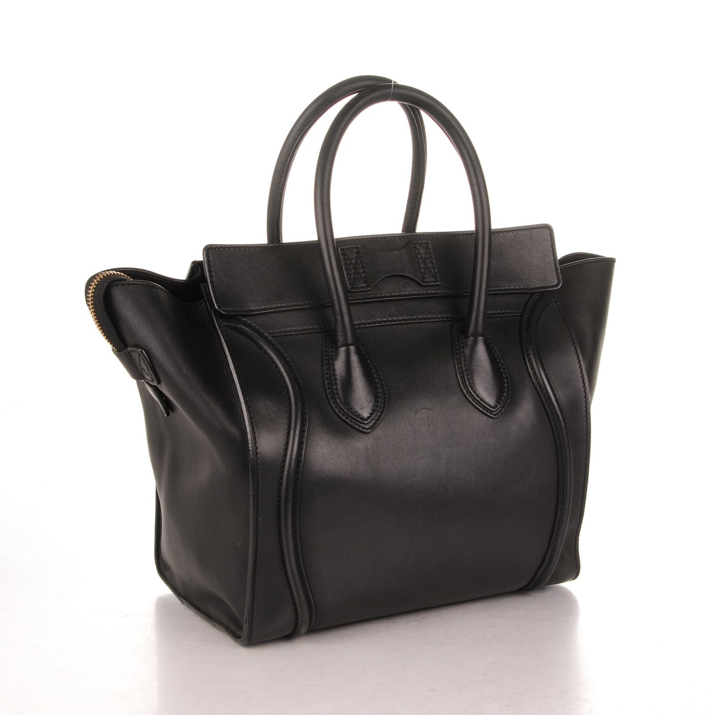 Smooth Calfskin Mini Luggage Black