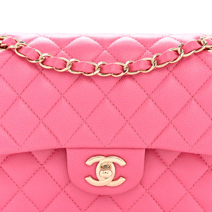 Chanel Caviar Quilted Small Double Flap Pink 8 of 10
