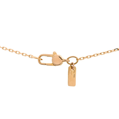 Gucci 18K Rose Gold Diamond Icon Amore Pendant Necklace 3 of 3