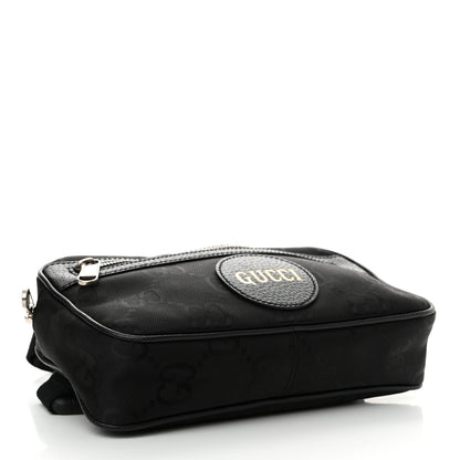 Gucci Econyl Nylon Monogram Off The Grid Belt Bag Black 4 of 13