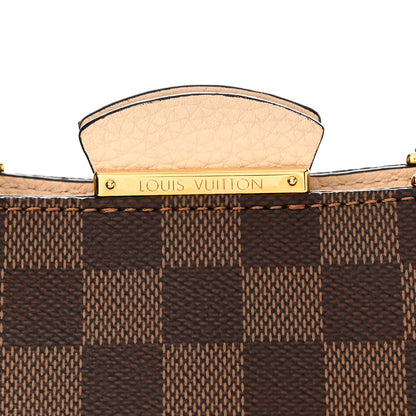 Louis Vuitton Damier Ebene Cuir Taurillon Brittany Creme 8 of 12