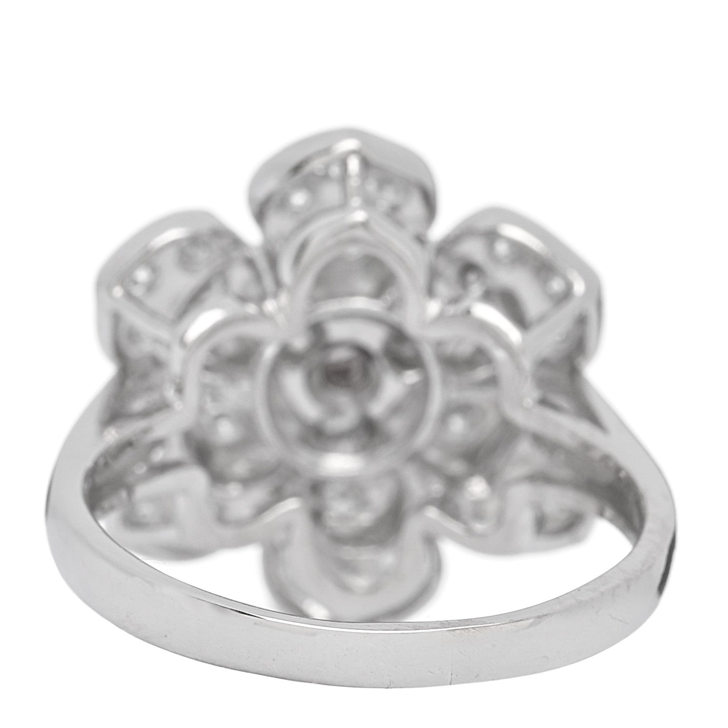 Parker & West by FASHIONPHILE Platinum Pink Diamond 1.11ctw Flower Cocktail Ring 57 8 4 of 10