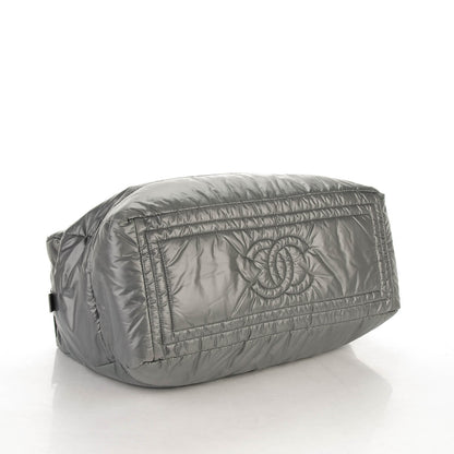 Chanel Nylon Coco Cocoon Medium Reversible Tote Grey 4 of 7