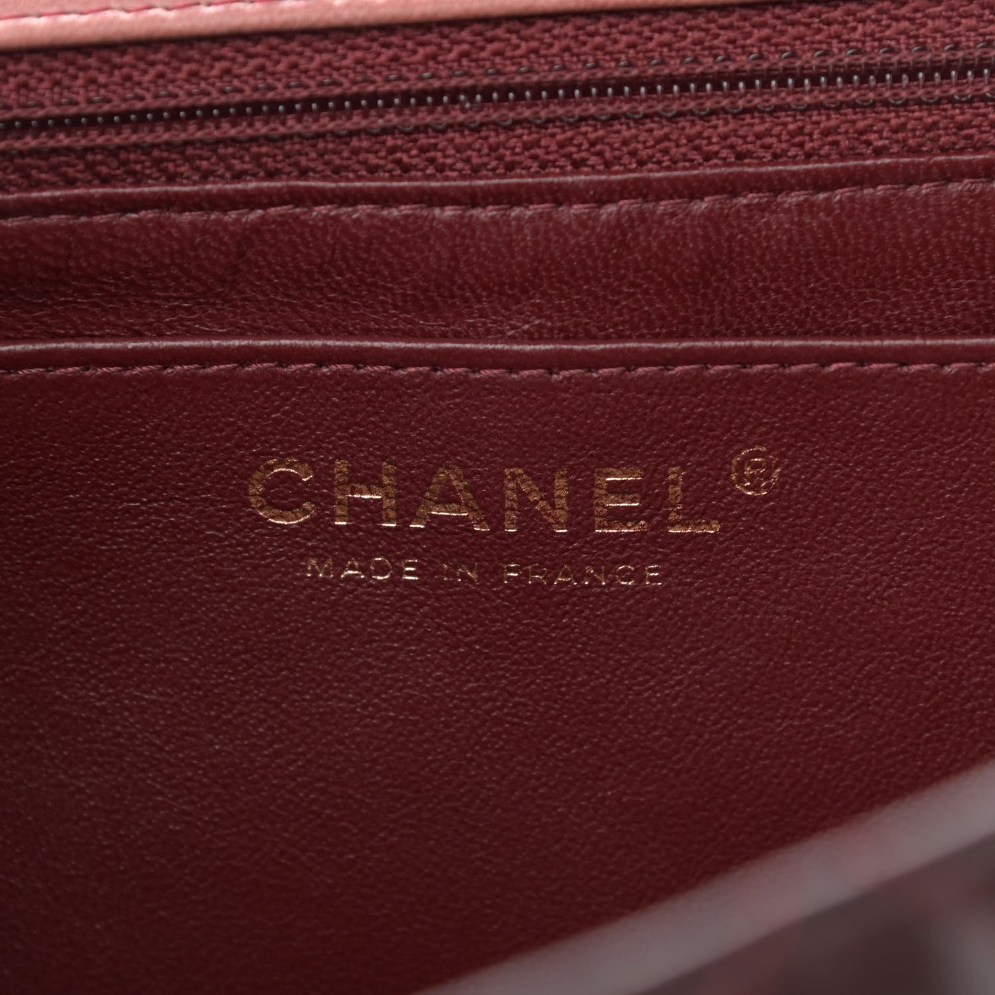 Lambskin Degrade Quilted Jumbo Single Flap Red