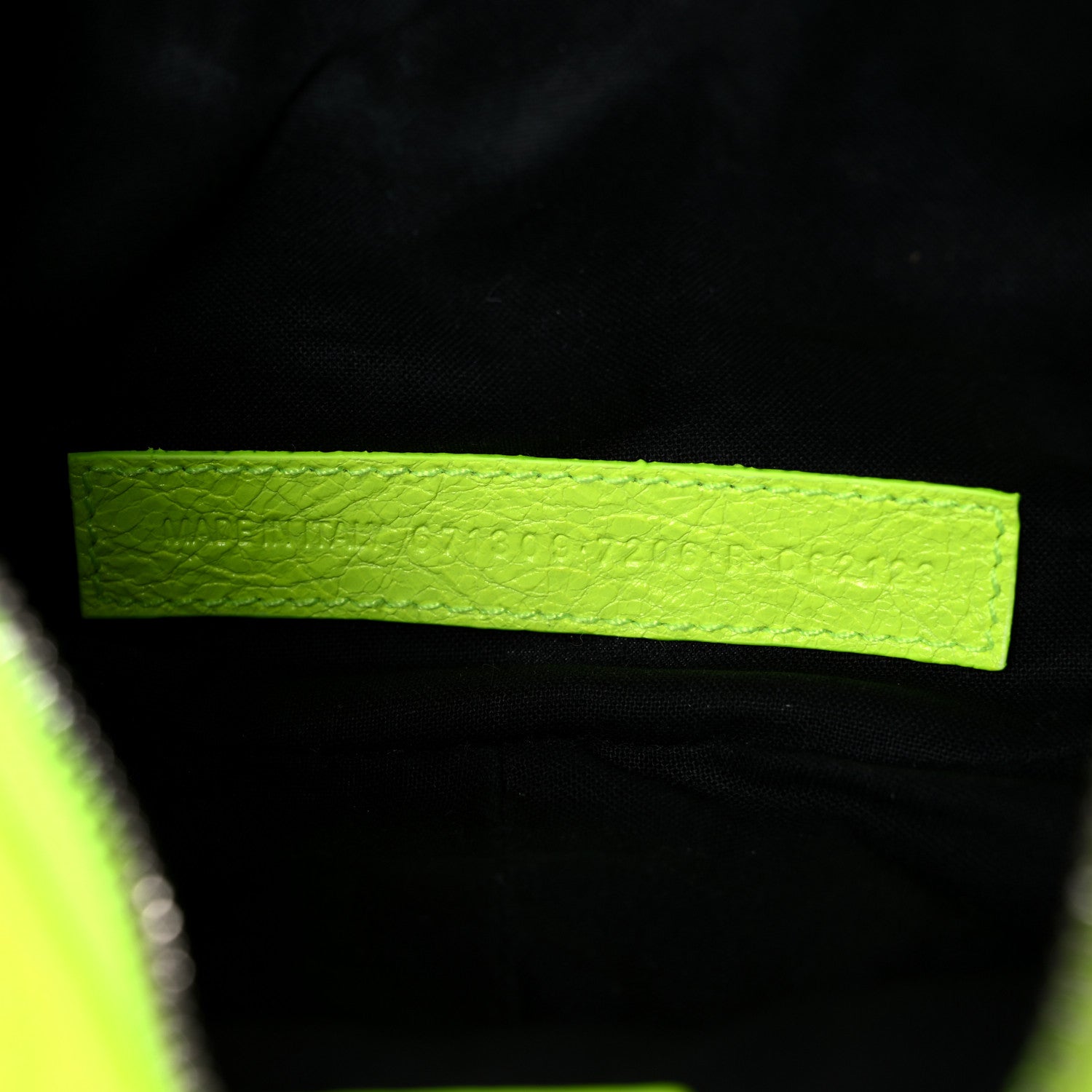 Balenciaga Agneau Arena Le Cagole Shoulder Bag XS Fluo Yellow 8 of 22