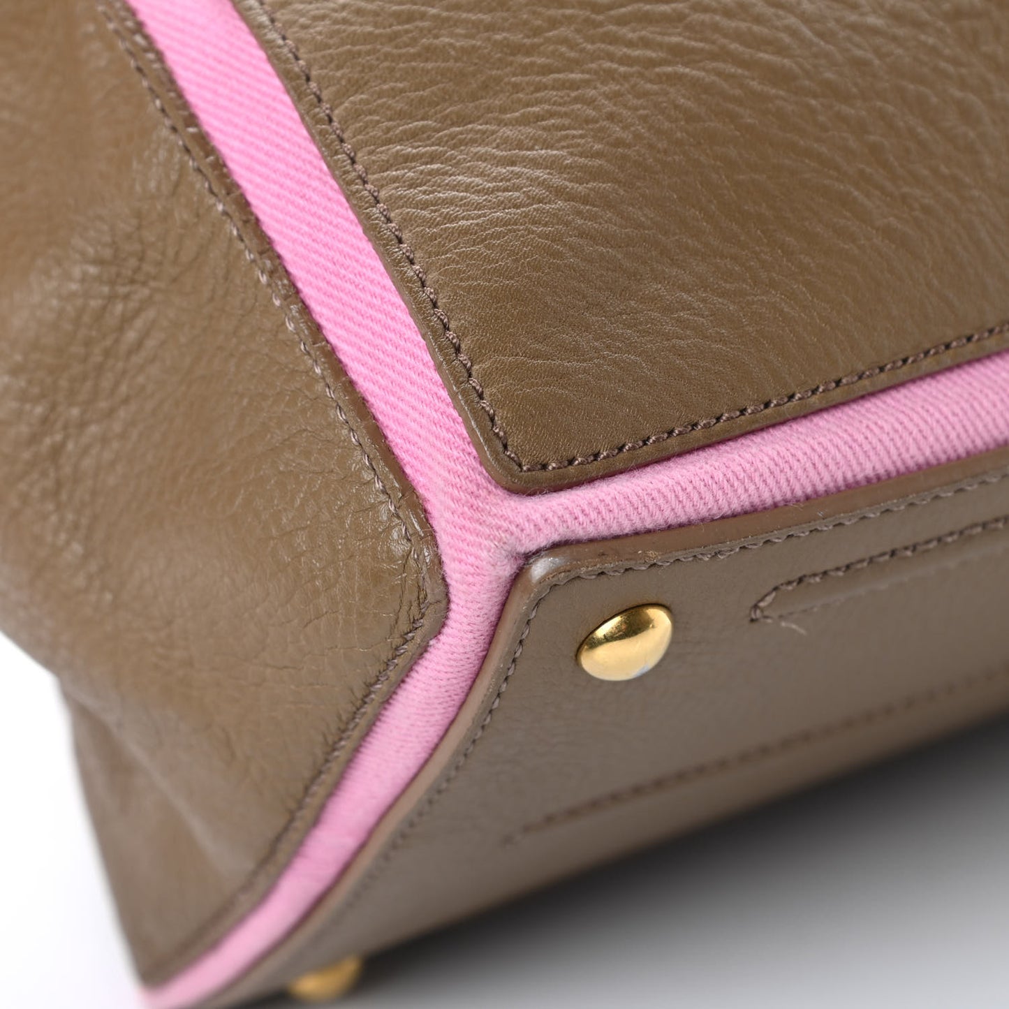 Calfskin Canvas Medium Muse Two Taupe Pink