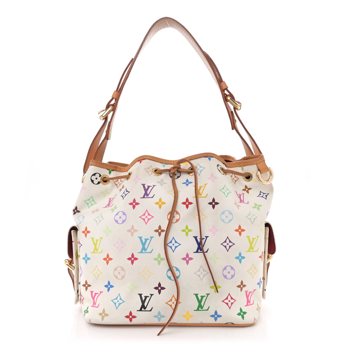 Monogram Multicolor Petit Noe White