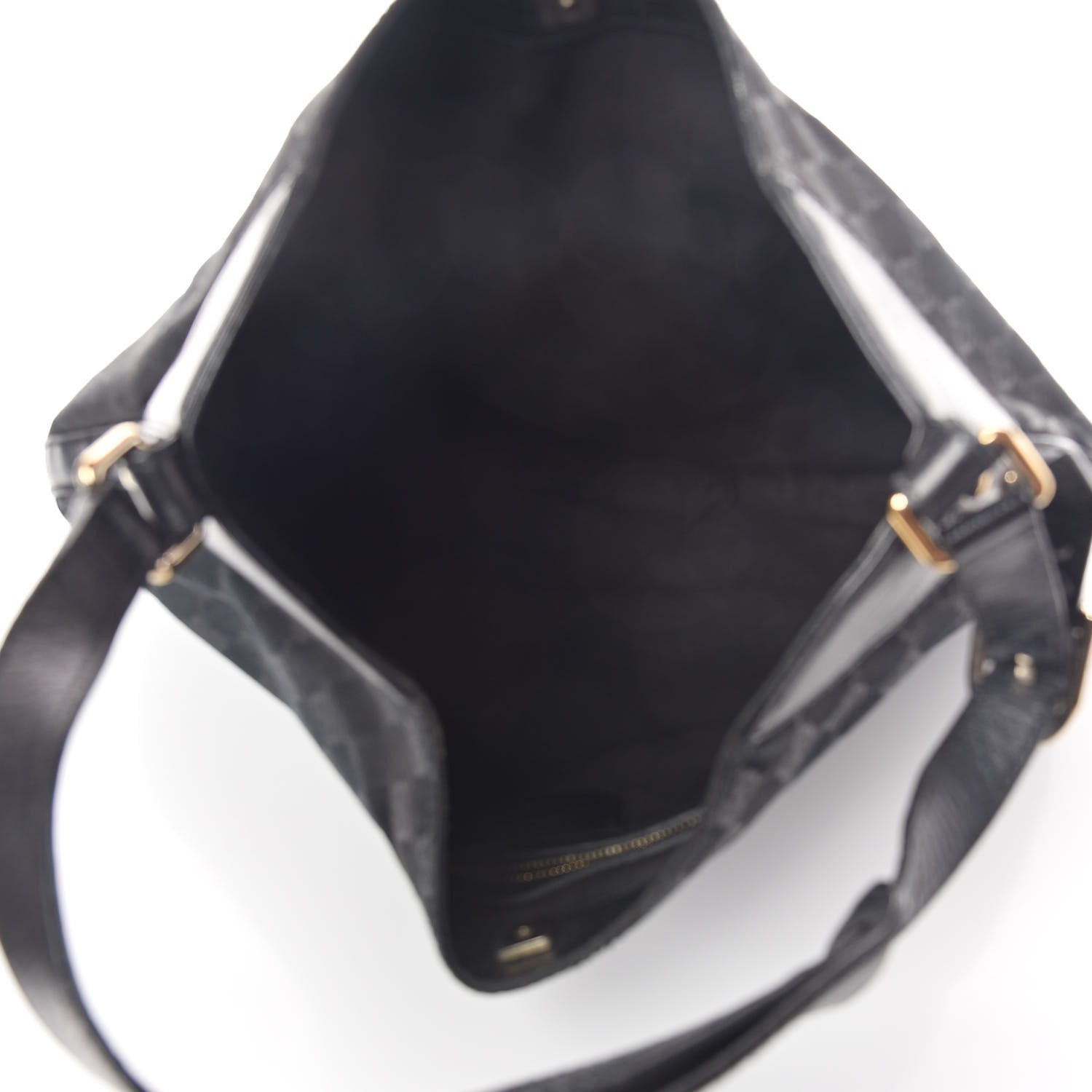 Gucci Monogram Web Hasler Hobo Black 5 of 14