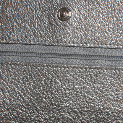 Chanel Goatskin Wallet On Chain WOC Silver 5 of 8