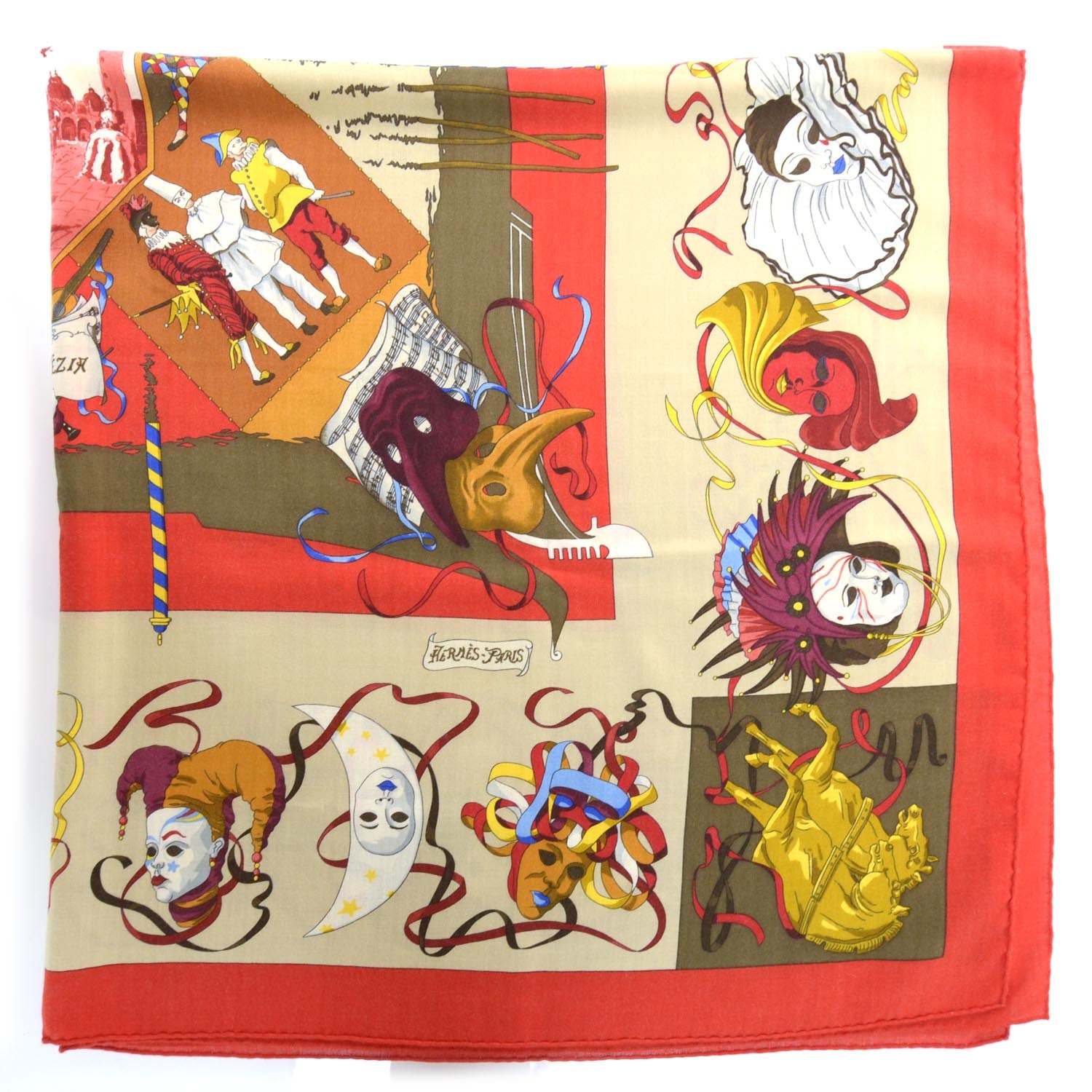 Hermes Cashmere Silk Venezia Shawl GM 140 2 of 9