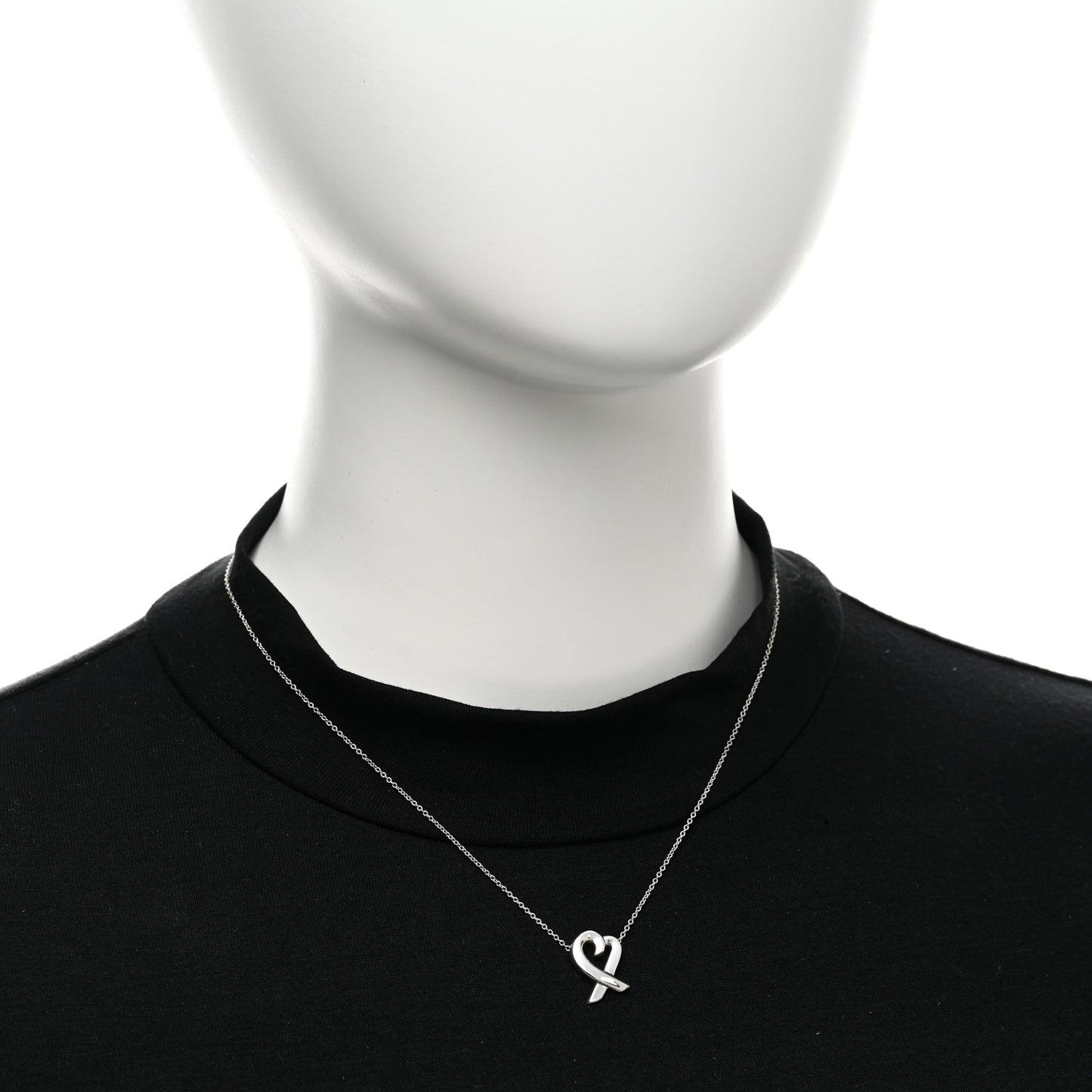 Sterling Silver Small Paloma Picasso Loving Heart Pendant Necklace
