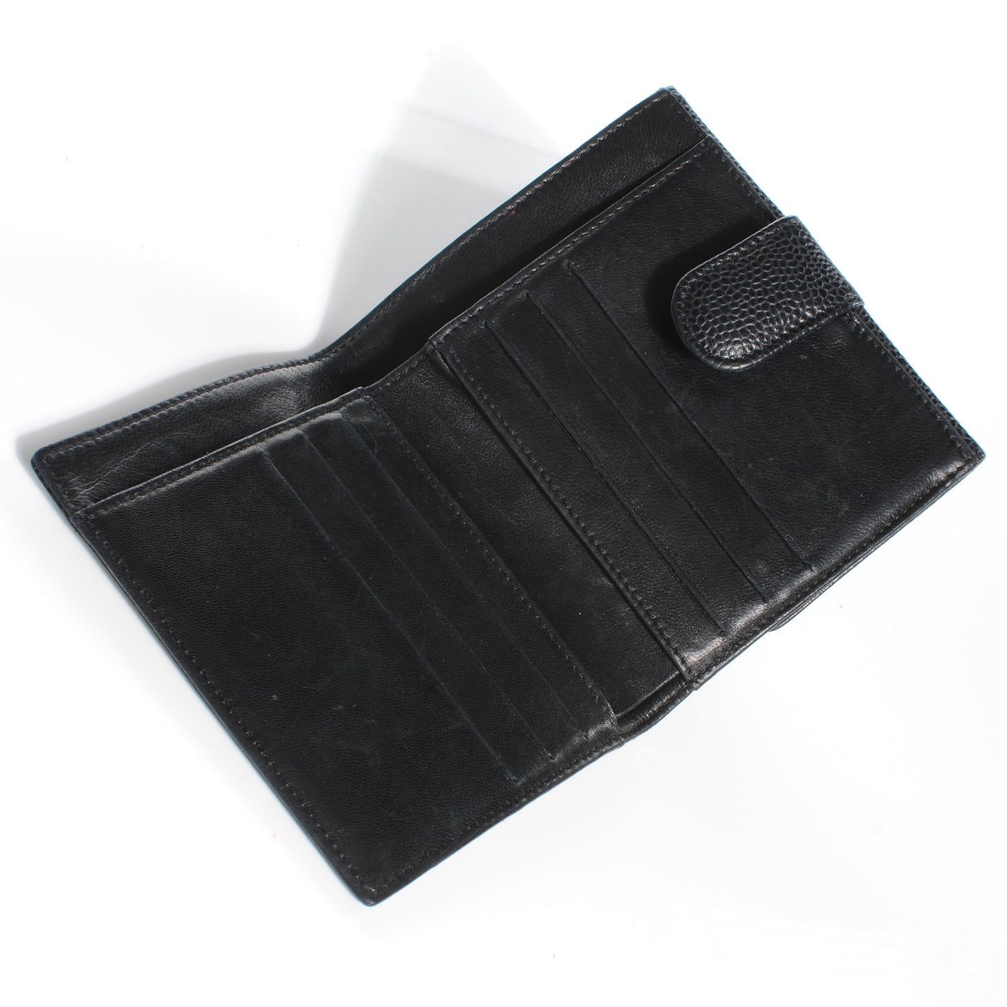 Caviar Compact CC Wallet Black