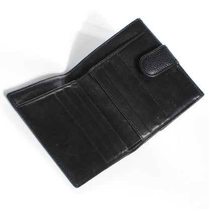 Chanel Caviar Compact CC Wallet Black 4 of 7