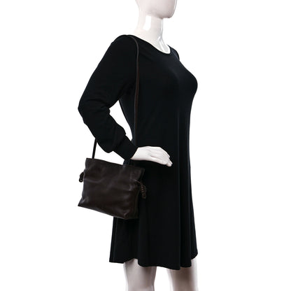 Loewe Calfskin Mini Flamenco Knot Clutch Prune 2 of 9