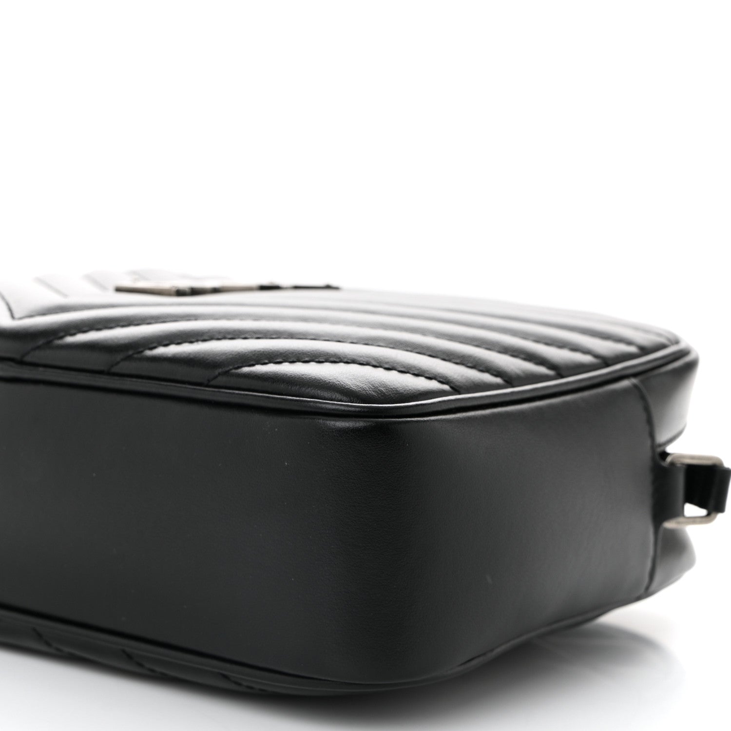 Saint Laurent Calfskin Matelasse Monogram Lou Camera Bag Black 10 of 10