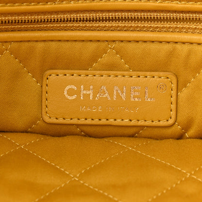 Chanel Shiny Calfskin Quilted Small Chanel 22 Yellow 7 of 11