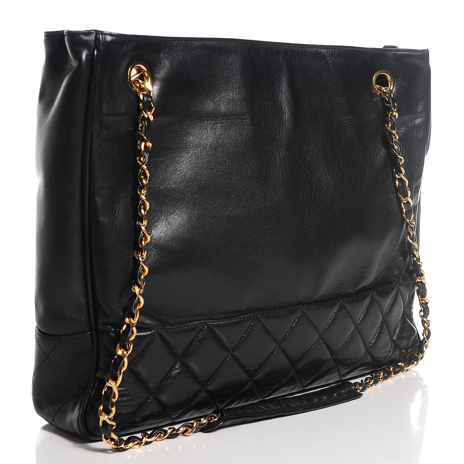 Chanel Lambskin Shoulder Bag Black 3 of 8