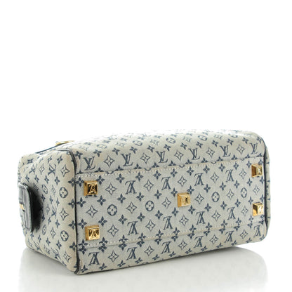 Louis Vuitton Mini Monogram Josephine PM Blue 4 of 8