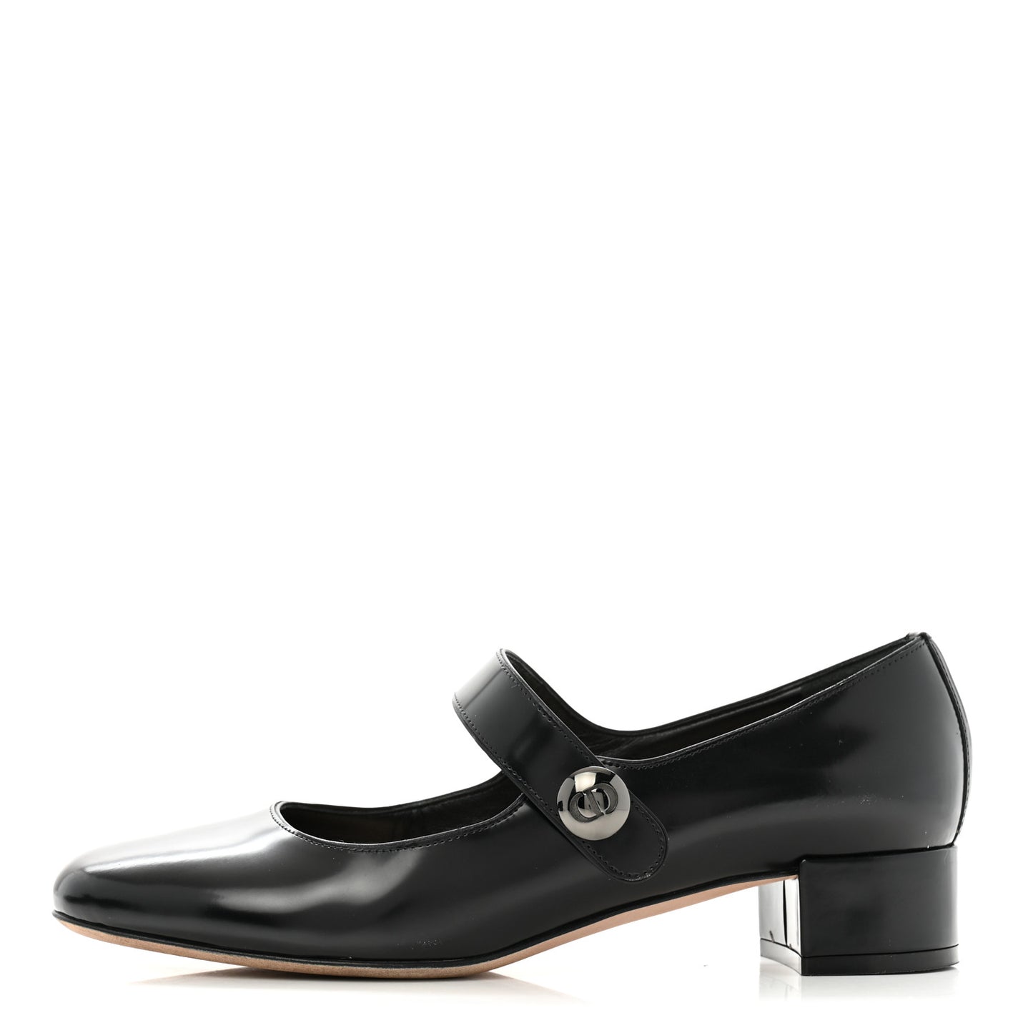Brushed Calfskin Uniform 30mm Pumps 37.5 Black