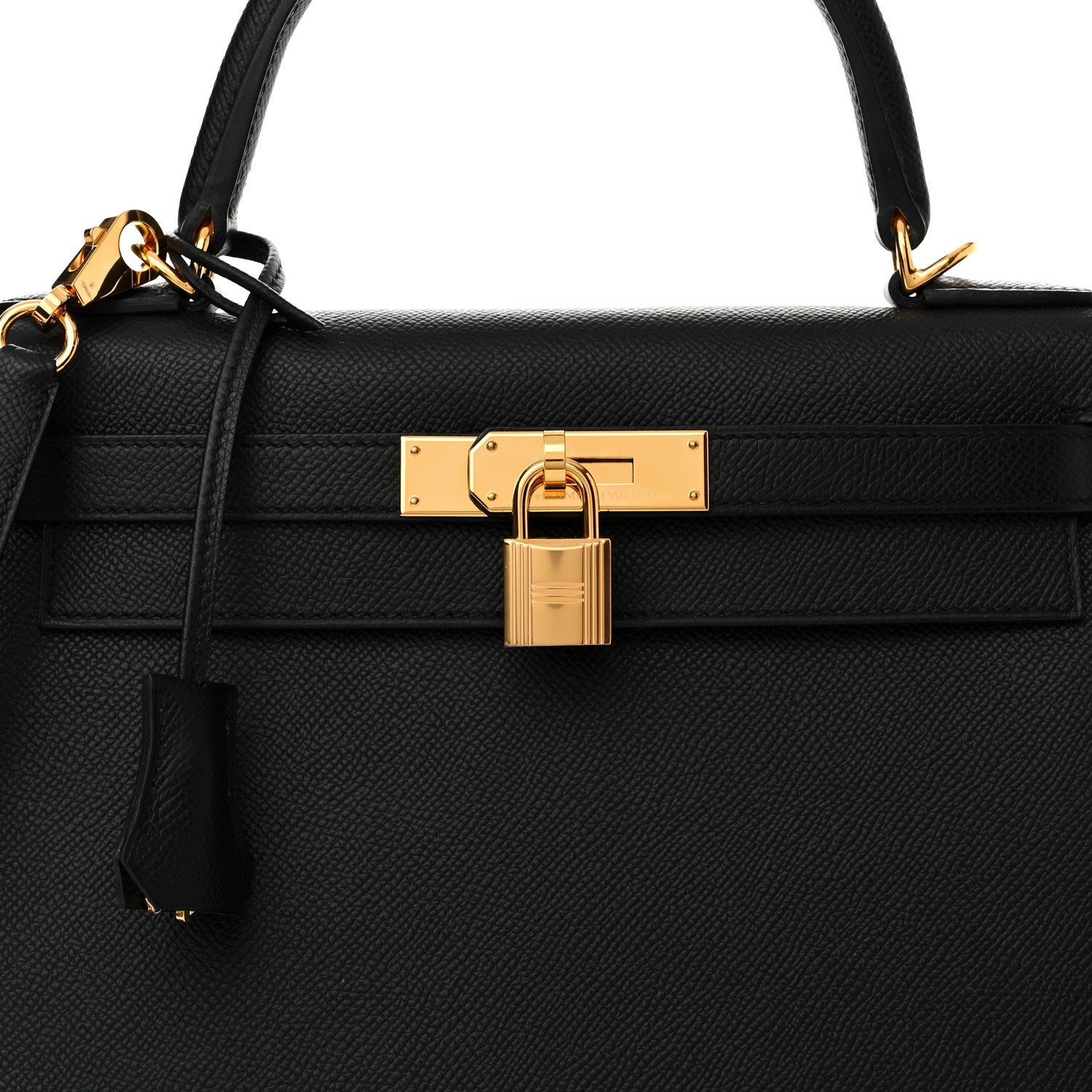 Hermes Epsom Kelly Sellier 28 Black 8 of 14