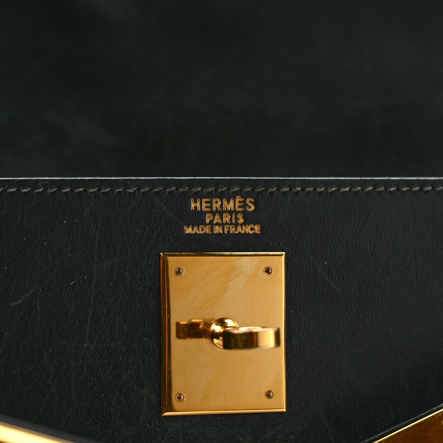 Hermes Box Kelly Sellier 32 Vert Fonce 7 of 13