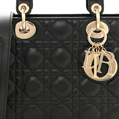 Christian Dior Lambskin Cannage Small My ABCDior Lady Dior Black 7 of 10