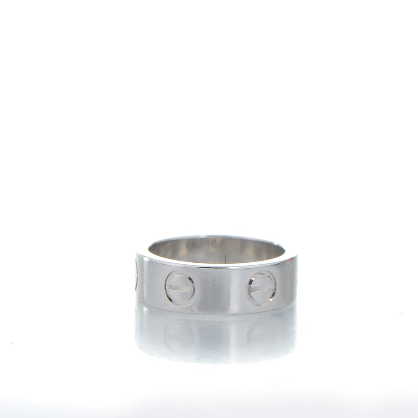 18K White Gold 5.5mm LOVE Ring 47 4