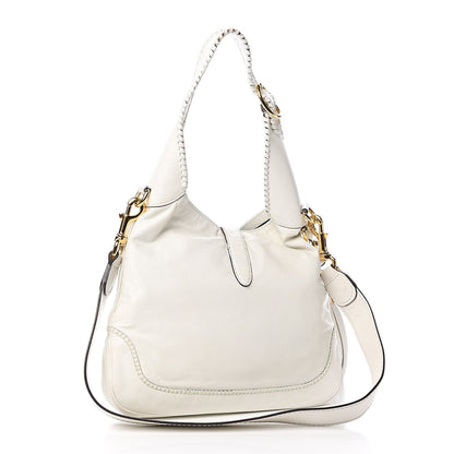 Gucci Calfskin Large New Jackie Hobo White 3 of 13