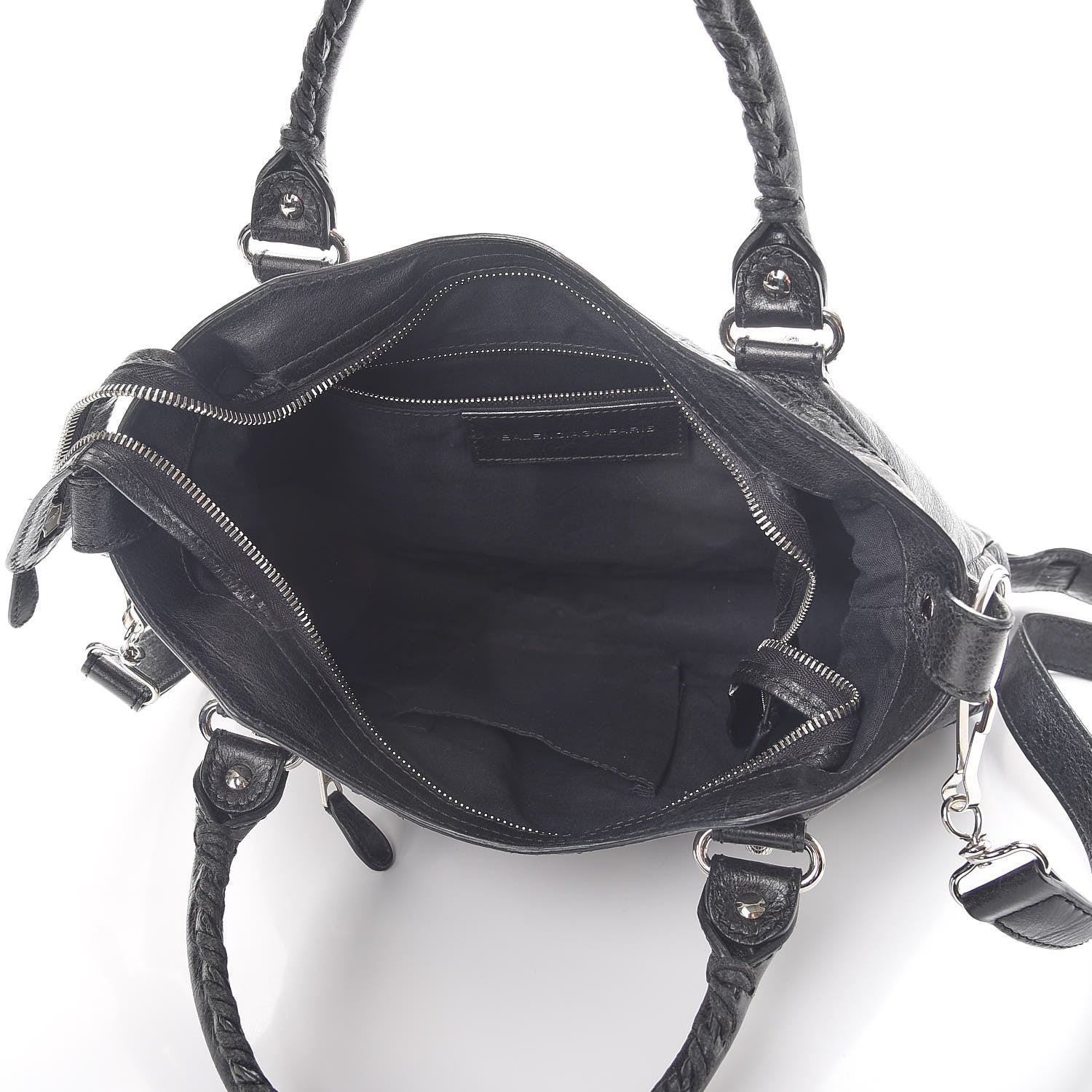 Balenciaga Agneau Giant 12 Silver Hardware Town Black 6 of 8
