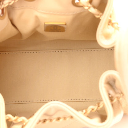 Chanel Caviar Quilted Mini Chanel 25 Handbag Beige 5 of 11