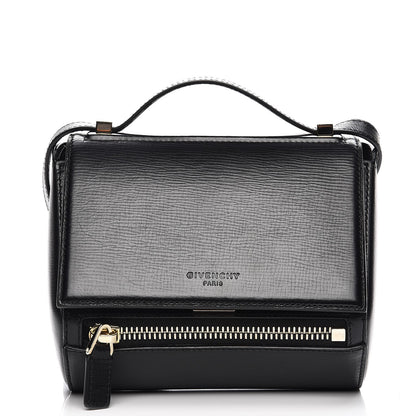 Givenchy Textured Calfskin Mini Pandora Box Crossbody Bag Black 1 of 8