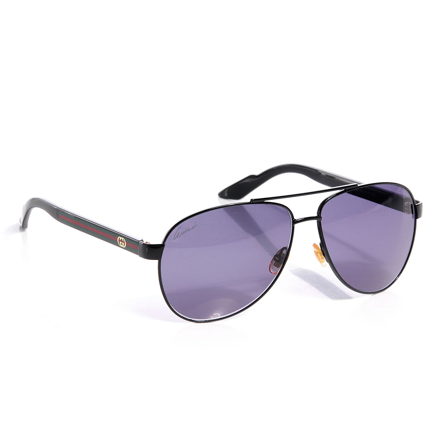Gucci GG Web Aviator Sunglasses 2898/S 3 of 6