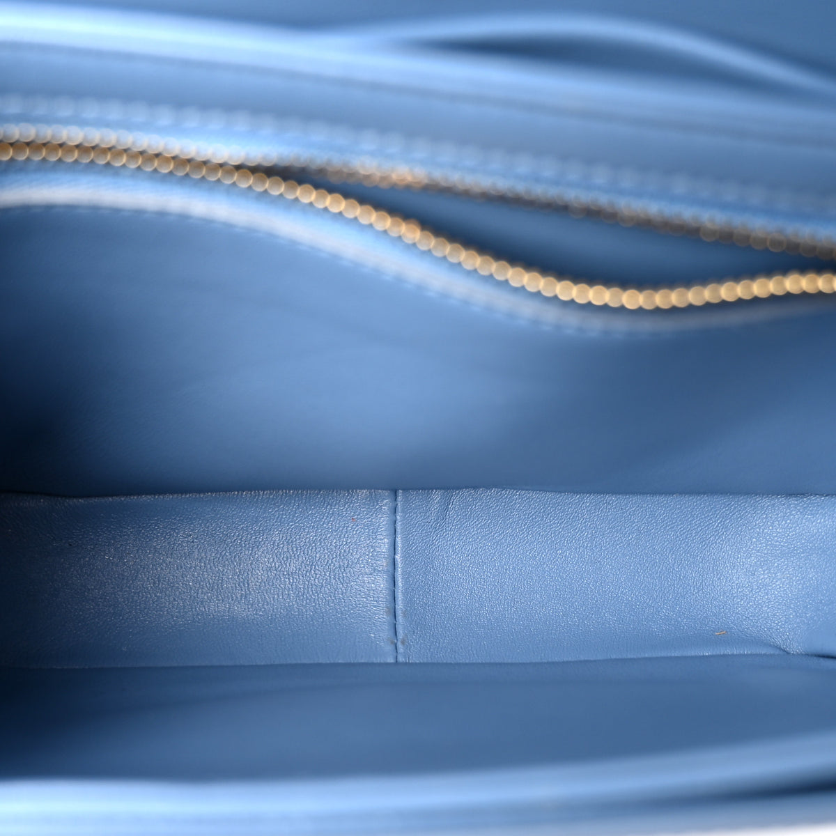 Shiny Calfskin Teen Triomphe Azure