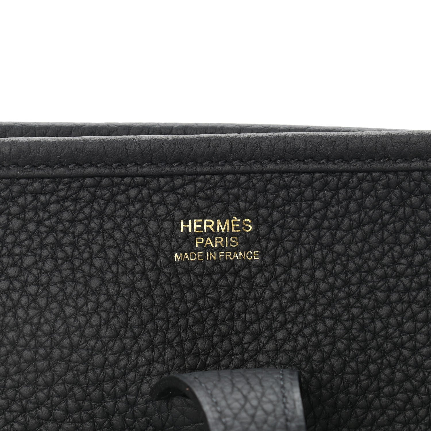 Hermes Taurillon Clemence Evelyne III PM Black 6 of 9