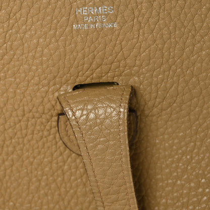 Hermes Taurillon Clemence Amazone Evelyne PM Camel 6 of 10