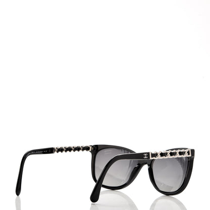 Chanel Cat Eye Chain Polarized Sunglasses 5260-Q Black 3 of 9