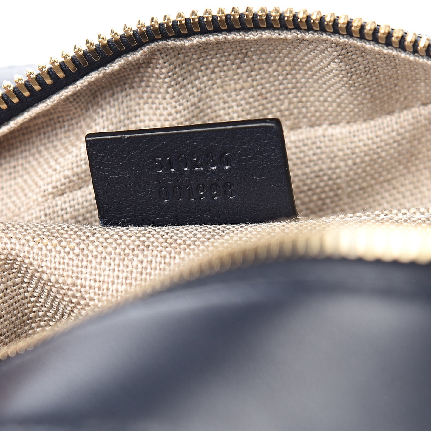 Microguccissima Medium Crossbody Bag Blue