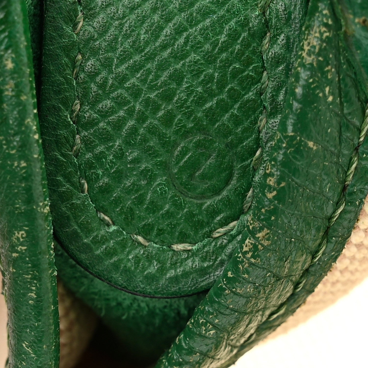 Hermes Courchevel Toile Evelyne GM Vert Bengale 7 of 15