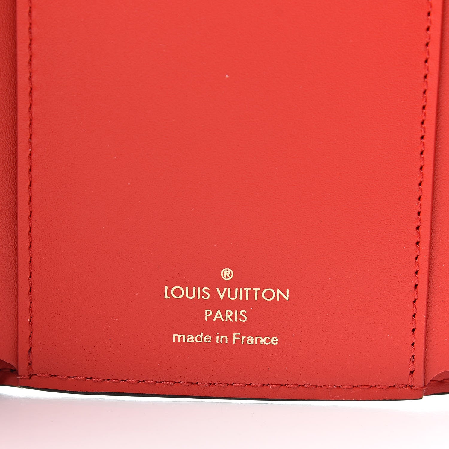 Louis Vuitton Monogram Flower Lock Compact Wallet Coquelicot 6 of 7