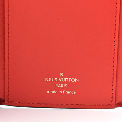 Louis Vuitton Monogram Flower Lock Compact Wallet Coquelicot 6 of 7