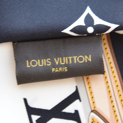 Louis Vuitton Silk Monogram Confidential Bandeau Black 5 of 5